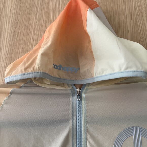 $178 LULULEMON x MADHAPPY Packable Run Jacket Size 2 Lightweight Front Zip Hood - Picture 2 of 15